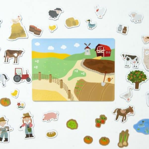 kleine-boerderij-magneten.jpg Magnetset Kids Mein Kleiner Bauernhof – 35 teilig – Produktfoto 3
