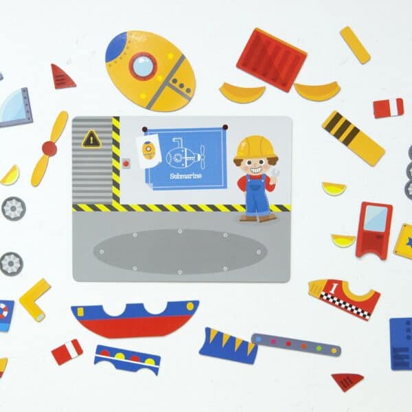 kleine-ingenieur-magneten-2.jpg Magnetset Kids Mein Kleiner Ingenieur – 35-teilig – Produktfoto 3