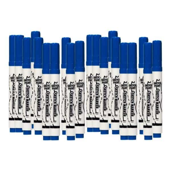 SketchPaint Whiteboardmarker Blau – 20 Stück Zwanzig blaue SketchPaint Whiteboardmarker