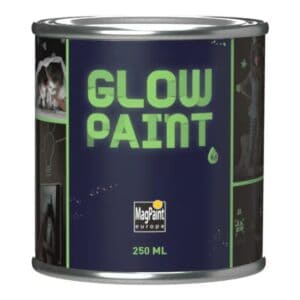 Dose GlowPaint Leuchtfarbe 250 ml für nachleuchtende Wandgestaltung