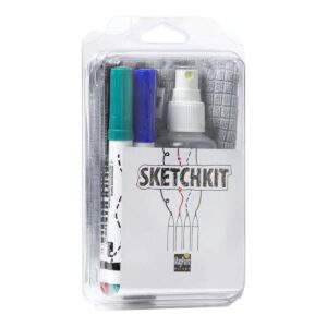 Magnetfarbe SketKit mit Pinseln, Spray und Marker für kreative Gestaltung.